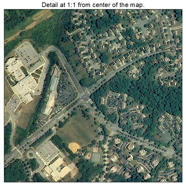Lake Arbor, Maryland aerial imagery detail