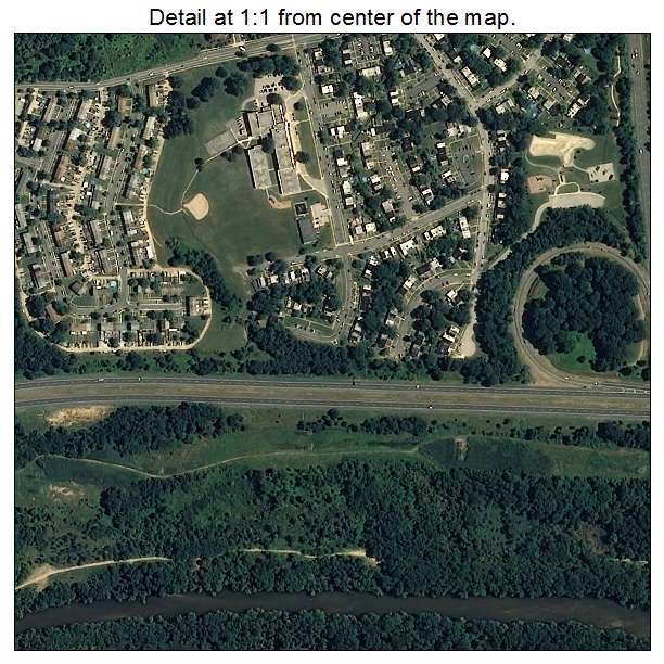 Lansdowne Baltimore Highlands, Maryland aerial imagery detail