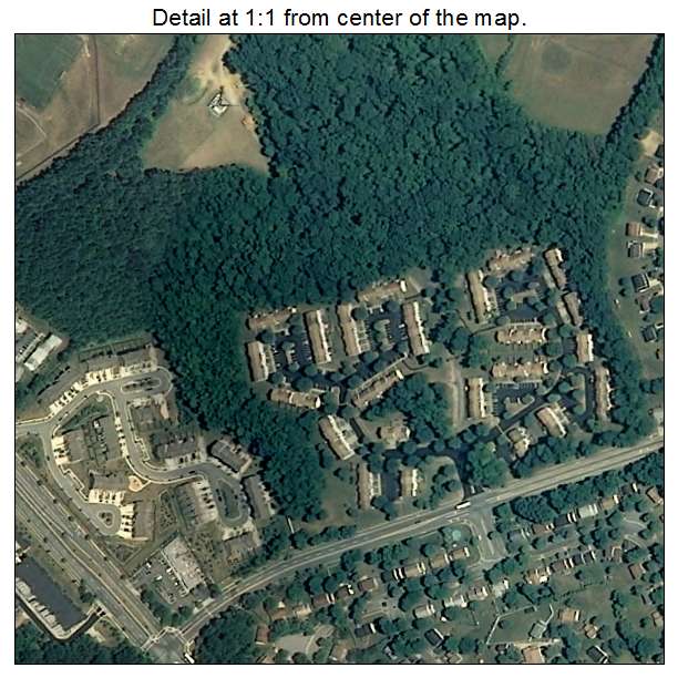 Largo, Maryland aerial imagery detail