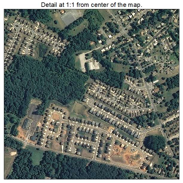 Milford Mill, Maryland aerial imagery detail