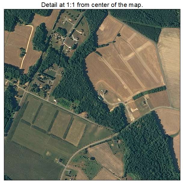 Newark, Maryland aerial imagery detail