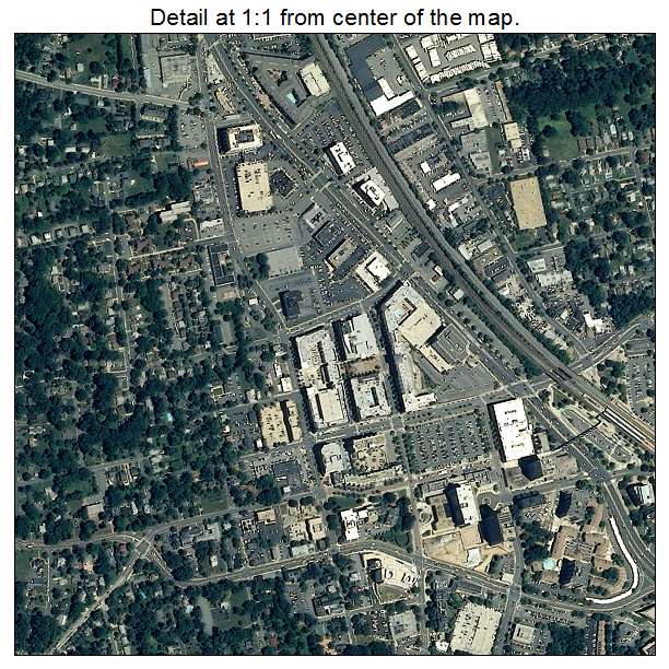 Rockville, Maryland aerial imagery detail