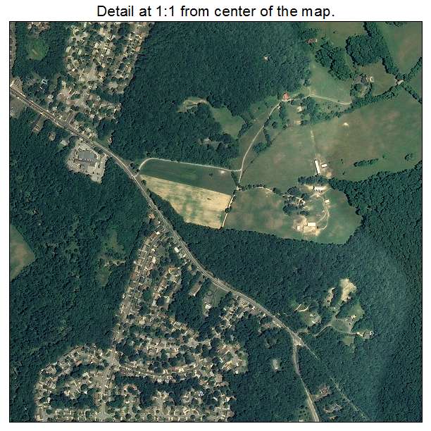Rosaryville, Maryland aerial imagery detail