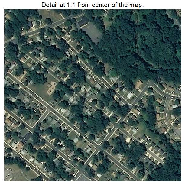 Seat Pleasant, Maryland aerial imagery detail