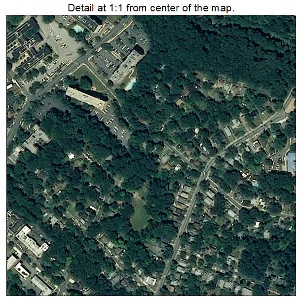 Takoma Park, Maryland aerial imagery detail