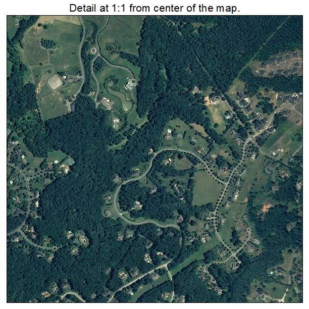 Travilah, Maryland aerial imagery detail