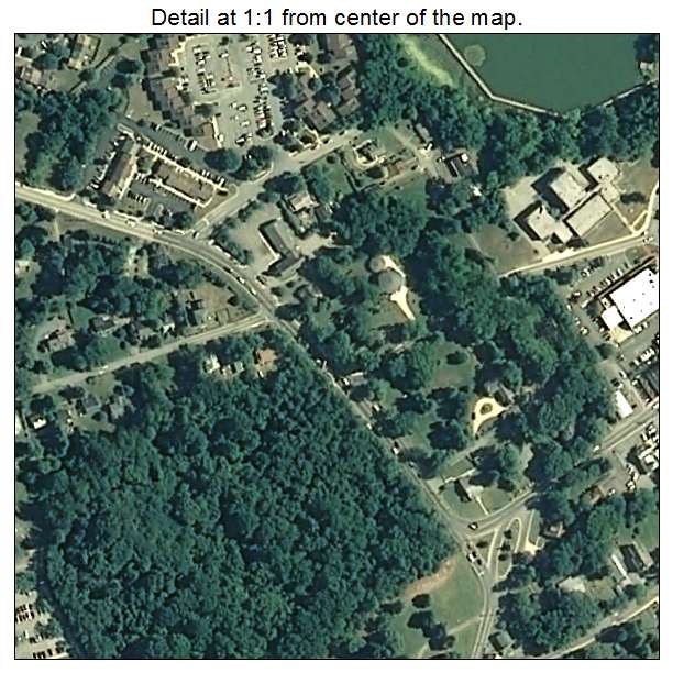 Upper Marlboro, Maryland aerial imagery detail