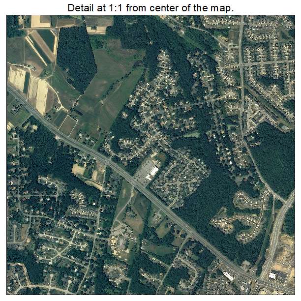 Waldorf, Maryland aerial imagery detail