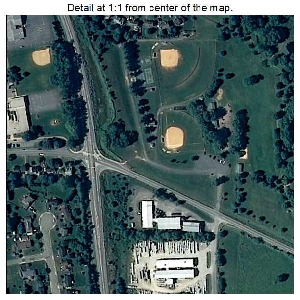 Woodsboro, Maryland aerial imagery detail