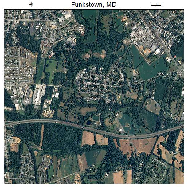 Funkstown, MD air photo map