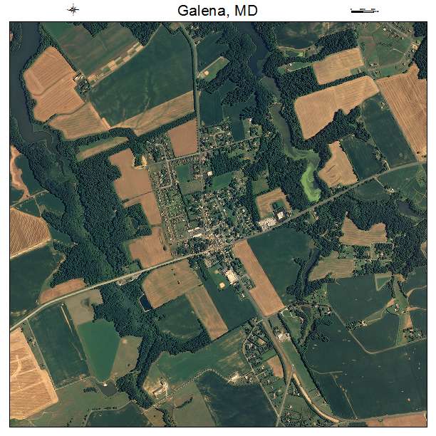 Galena, MD air photo map