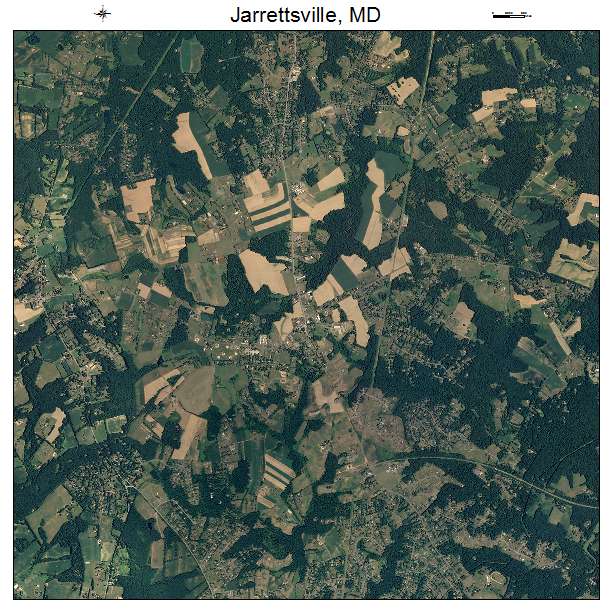 Jarrettsville, MD air photo map