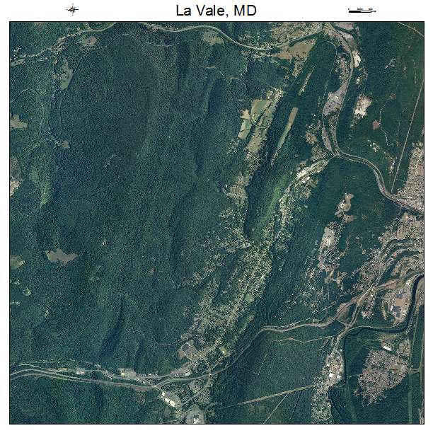 Lac Brome, MD air photo map