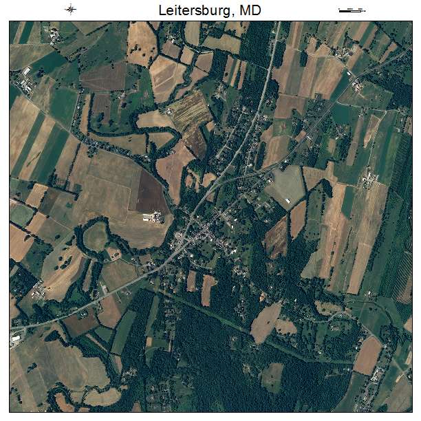 Leitersburg, MD air photo map