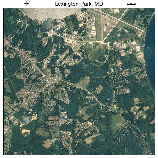 Lexington Park, MD air photo map