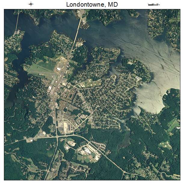 Londontowne, MD air photo map