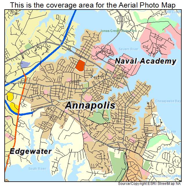 Annapolis, MD location map 