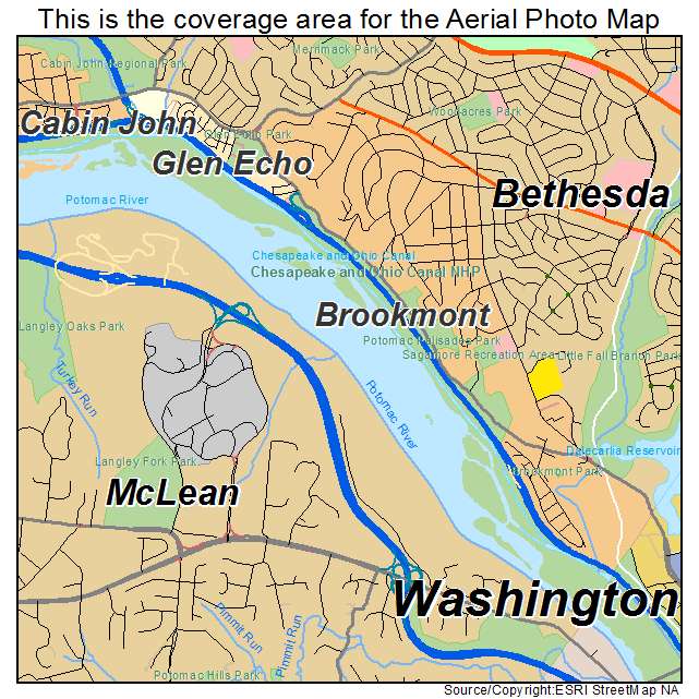 Brookmont, MD location map 