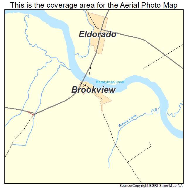 Brookview, MD location map 
