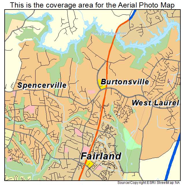 Burtonsville, MD location map 