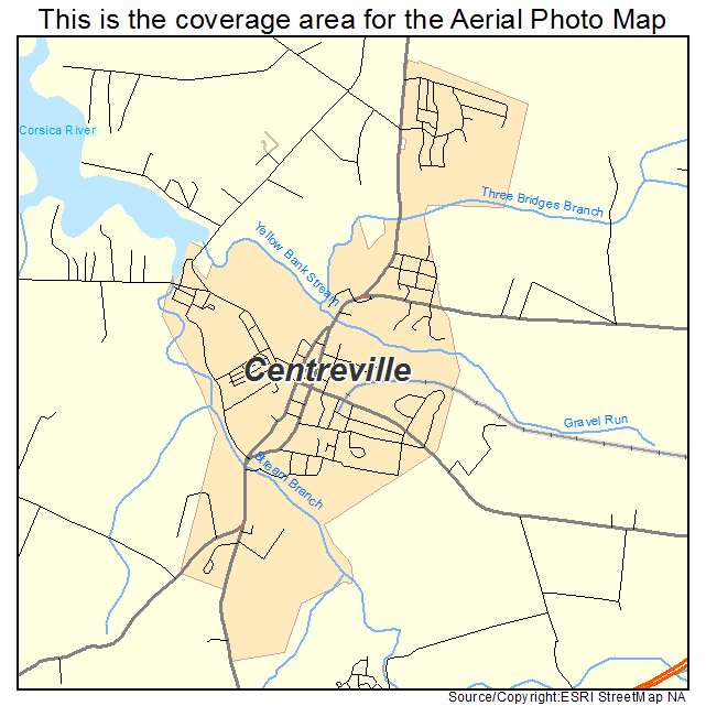 Centreville, MD location map 