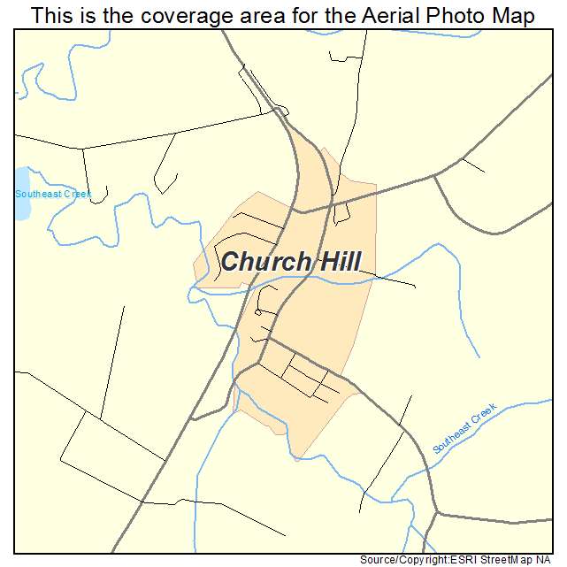 Church Hill, MD location map 