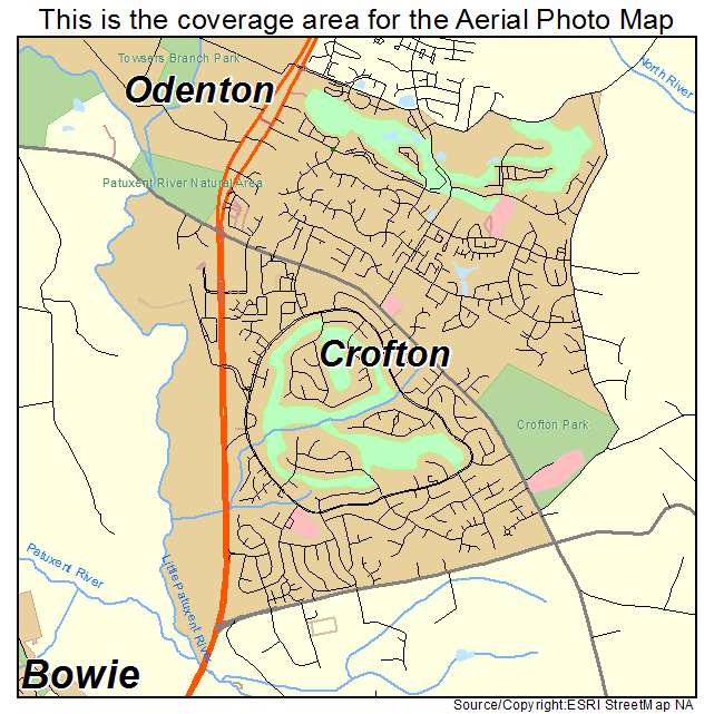Crofton, MD location map 