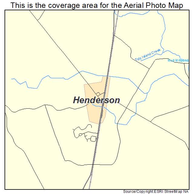 Henderson, MD location map 