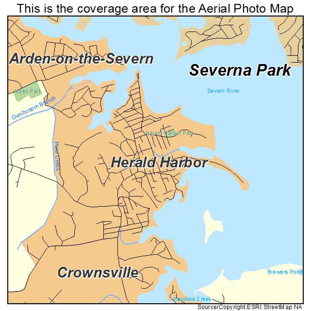Herald Harbor, MD location map 