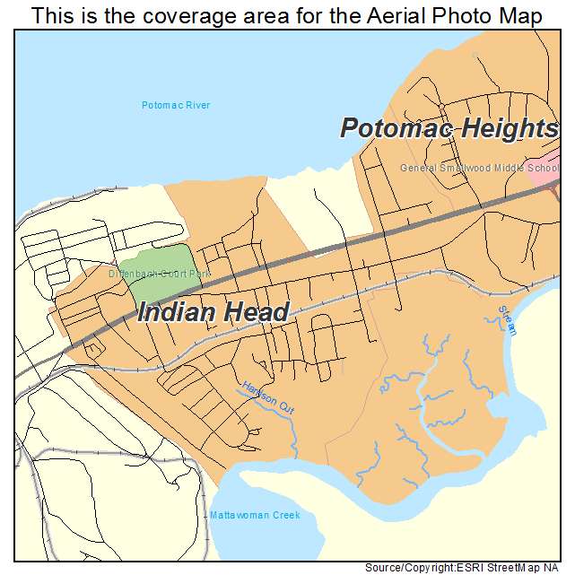 Indian Head, MD location map 