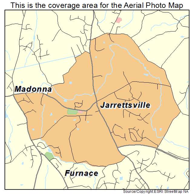 Jarrettsville, MD location map 
