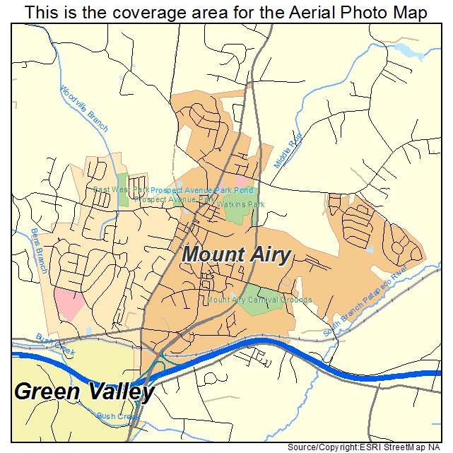 Mount Airy, MD location map 