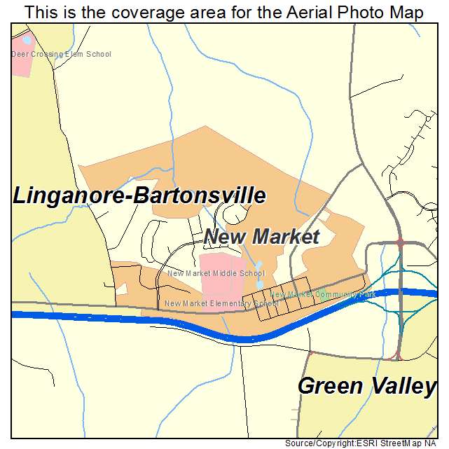 New Market, MD location map 