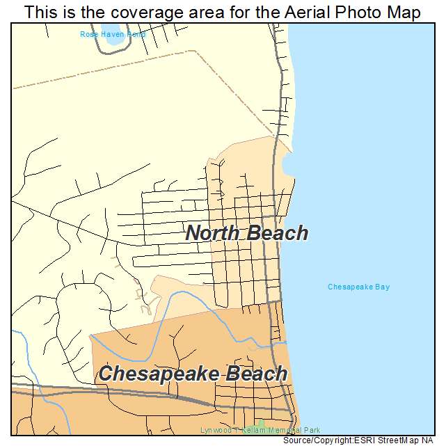 North Beach, MD location map 