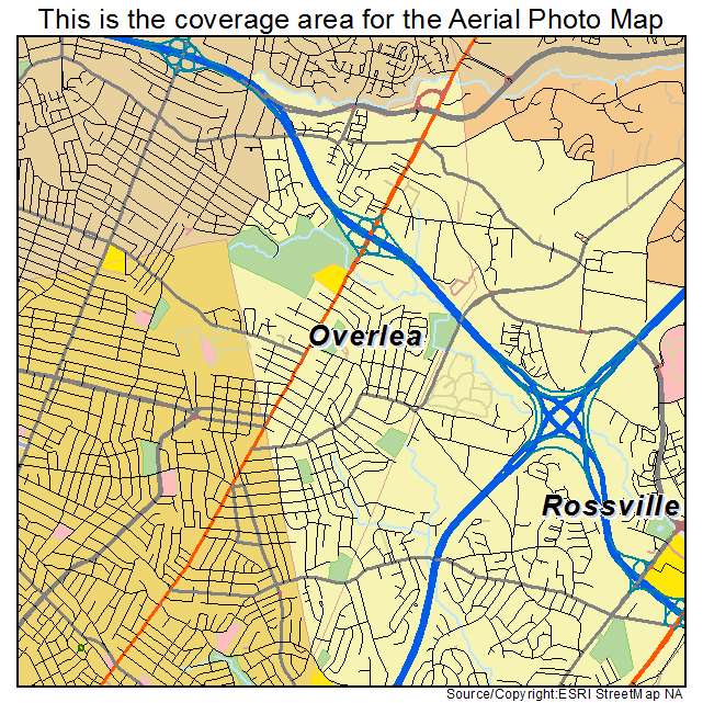 Overlea, MD location map 