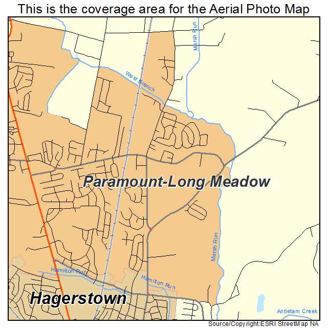 Paramount Long Meadow, MD location map 