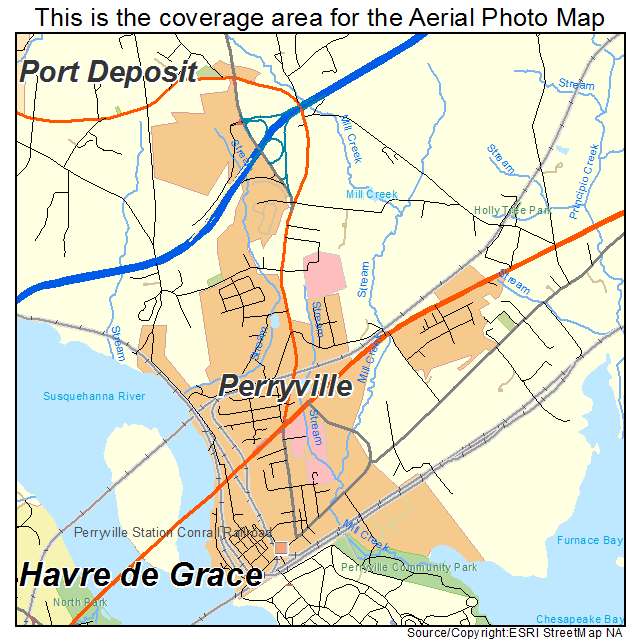 Perryville, MD location map 
