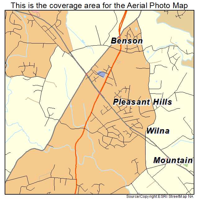 Pleasant Hills, MD location map 