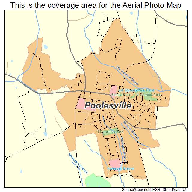 Poolesville, MD location map 