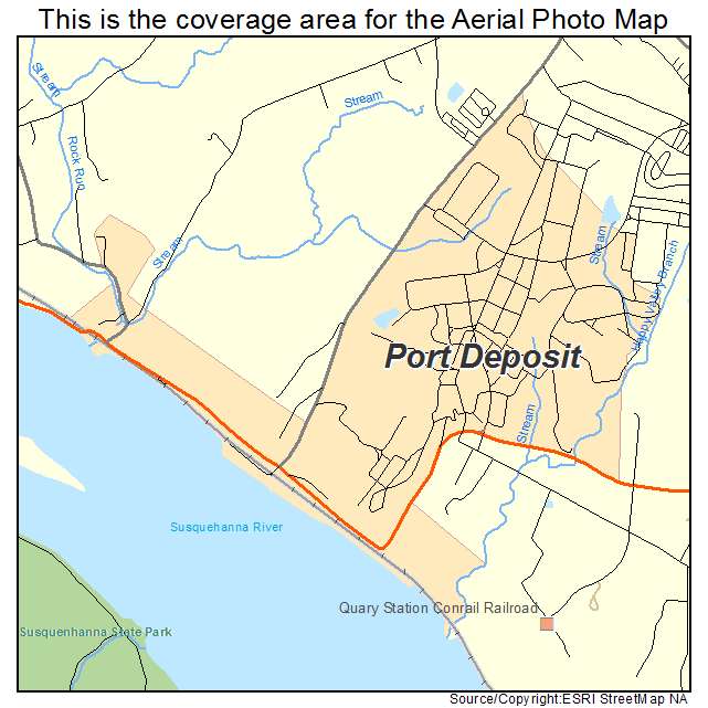 Port Deposit, MD location map 