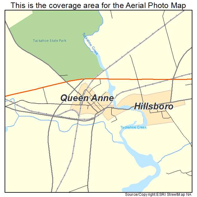Queen Anne, MD location map 