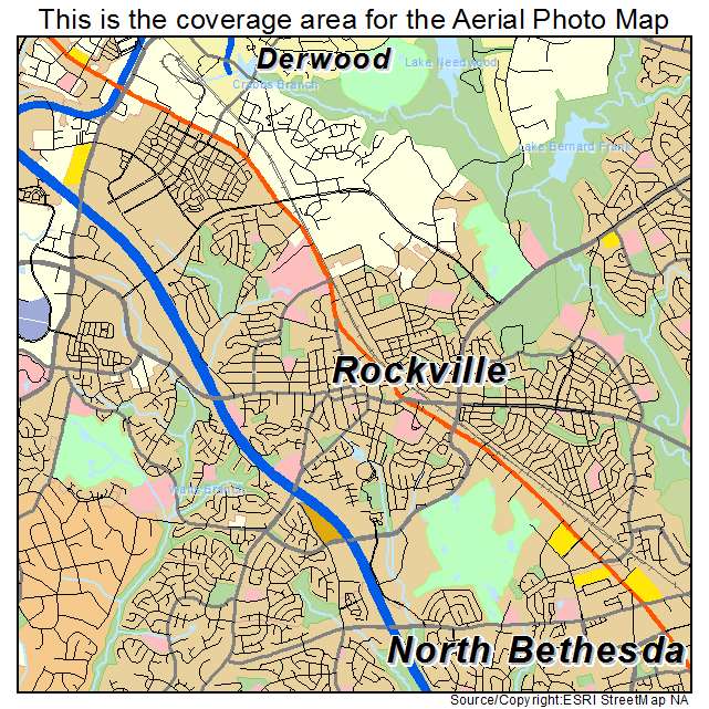 Rockville, MD location map 