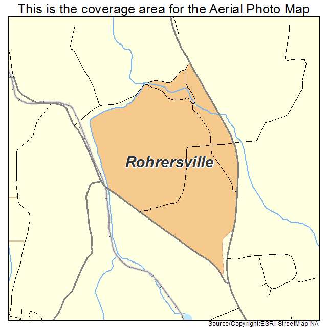 Rohrersville, MD location map 