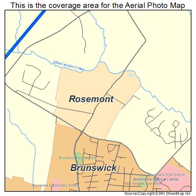Rosemont, MD location map 