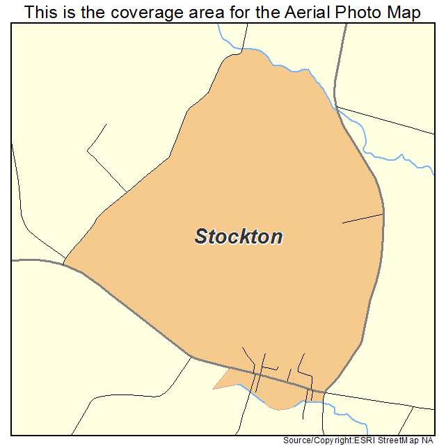 Stockton, MD location map 