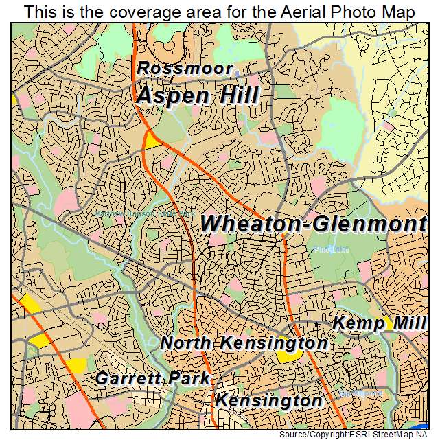 Wheaton Glenmont, MD location map 