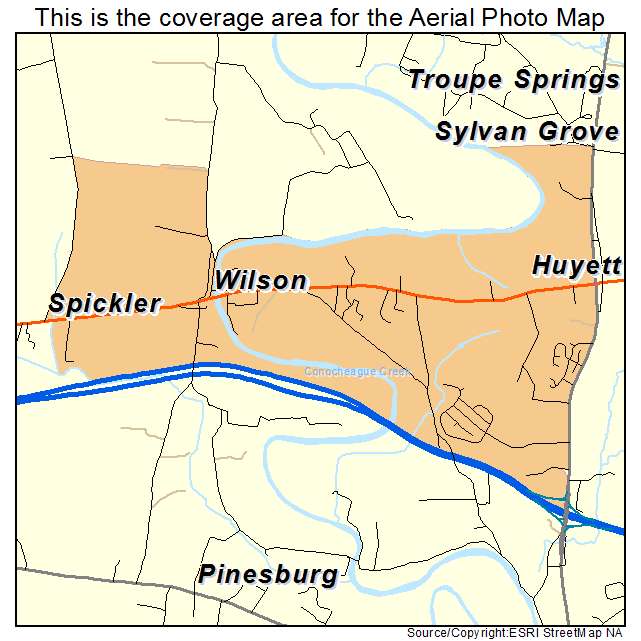 Wilson Conococheague, MD location map 