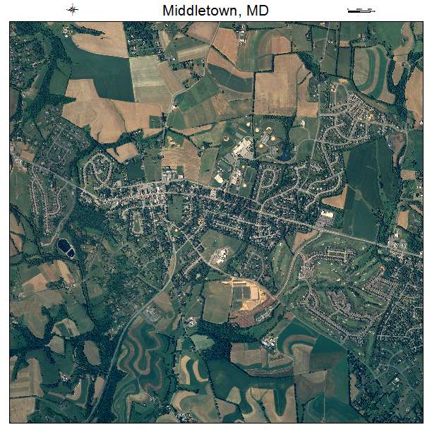 Middletown, MD air photo map