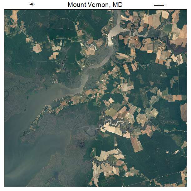 Mount Vernon, MD air photo map