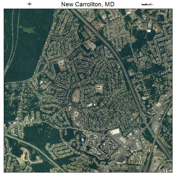 New Carrollton, MD air photo map